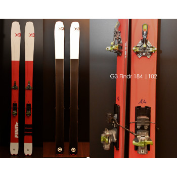 G3 Findr 184 102 ski SECOND-HAND