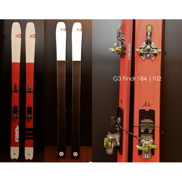 G3 Findr 184 102 ski SECOND-HAND