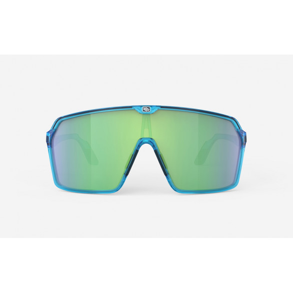 Occhiali Sportivi Rudy Project Spinshield Crystal azur lenti multilaser green