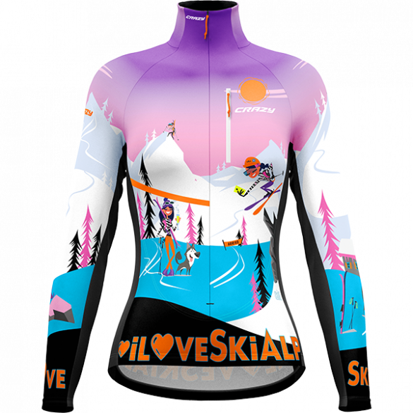 Warm Crazy Pull Falls Women's ski touring