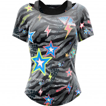 CRAZY T-SHIRT SLASH WOMEN'S